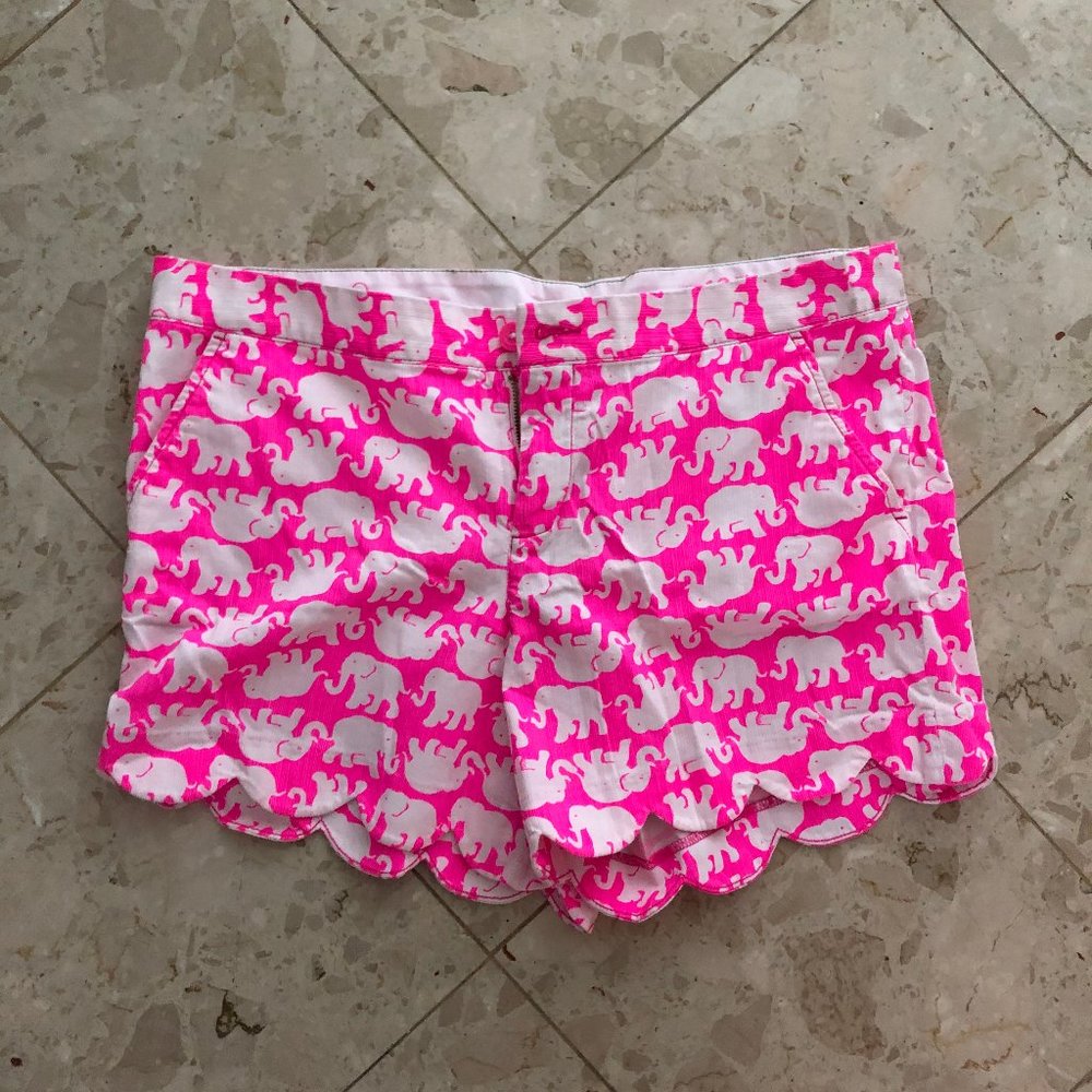 Lilly Pulitzer Scalloped Buttercup Shorts